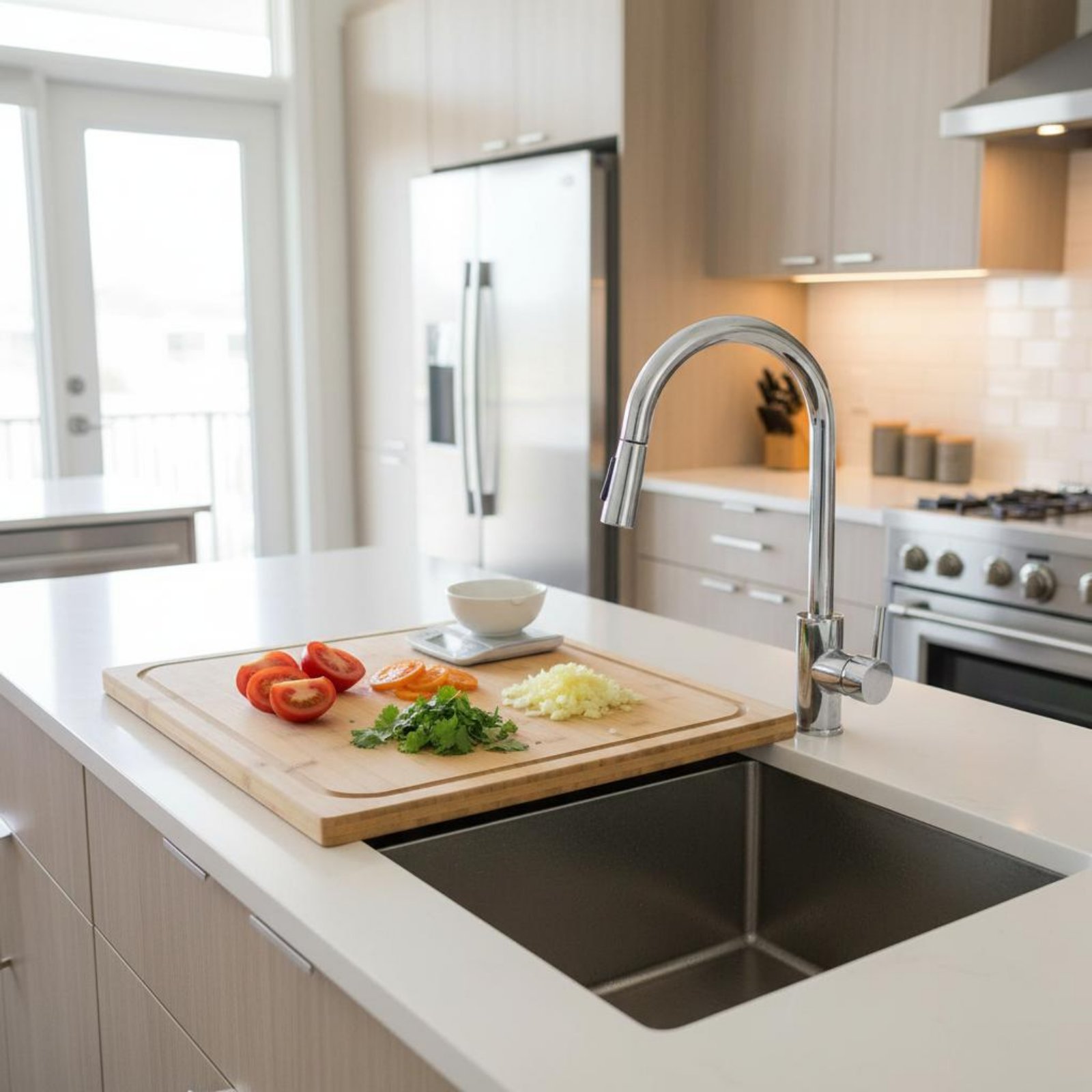 Home Cooking In - Over the Sink Cutting Board Multipurpose
