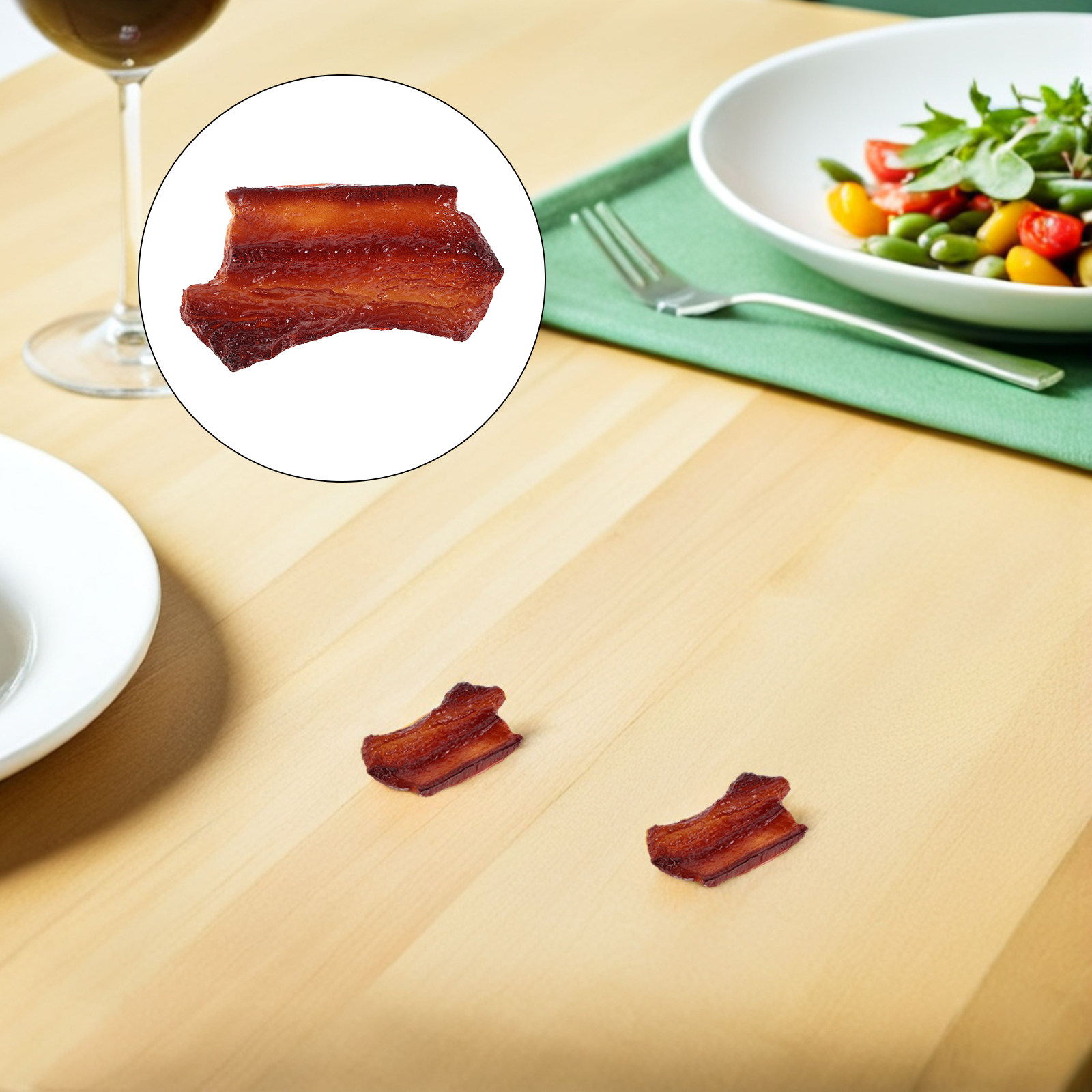 Home Cooking Menu - 5Pcs Lifelike Artificial Red Cooked Pork