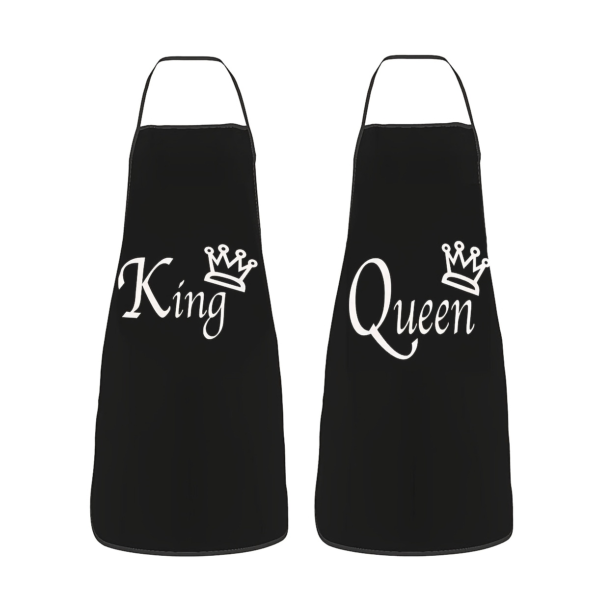 Home Cooking Queen - King & Queen Aprons Romantic Kitchen