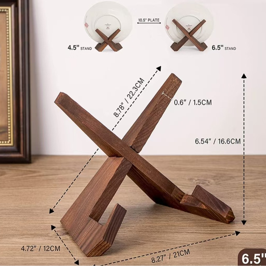 Wooden Cookbook Stand Handmade - Home Cooking Menu ulasan dan harga