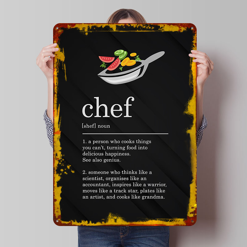 Funny Chef Definition Cook Tin - Home Cooking Definition ulasan dan harga