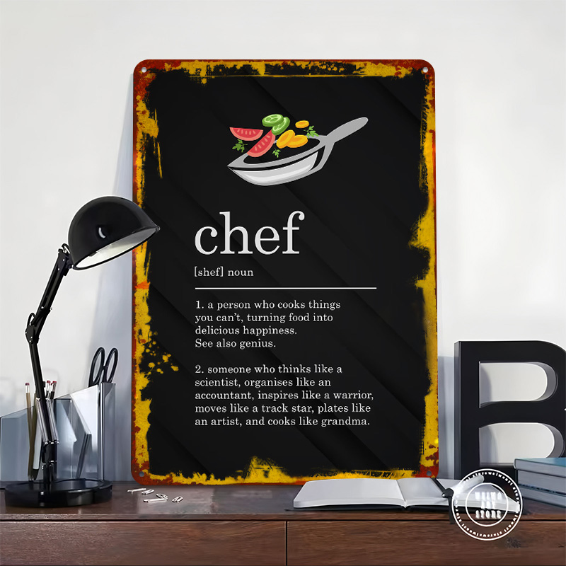 Funny Chef Definition Cook Tin - Home Cooking Definition ulasan dan harga