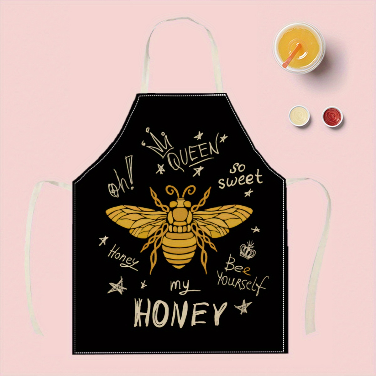 Queen Bee Honey Apron Linen Co - Home Cooking Queen ulasan dan harga