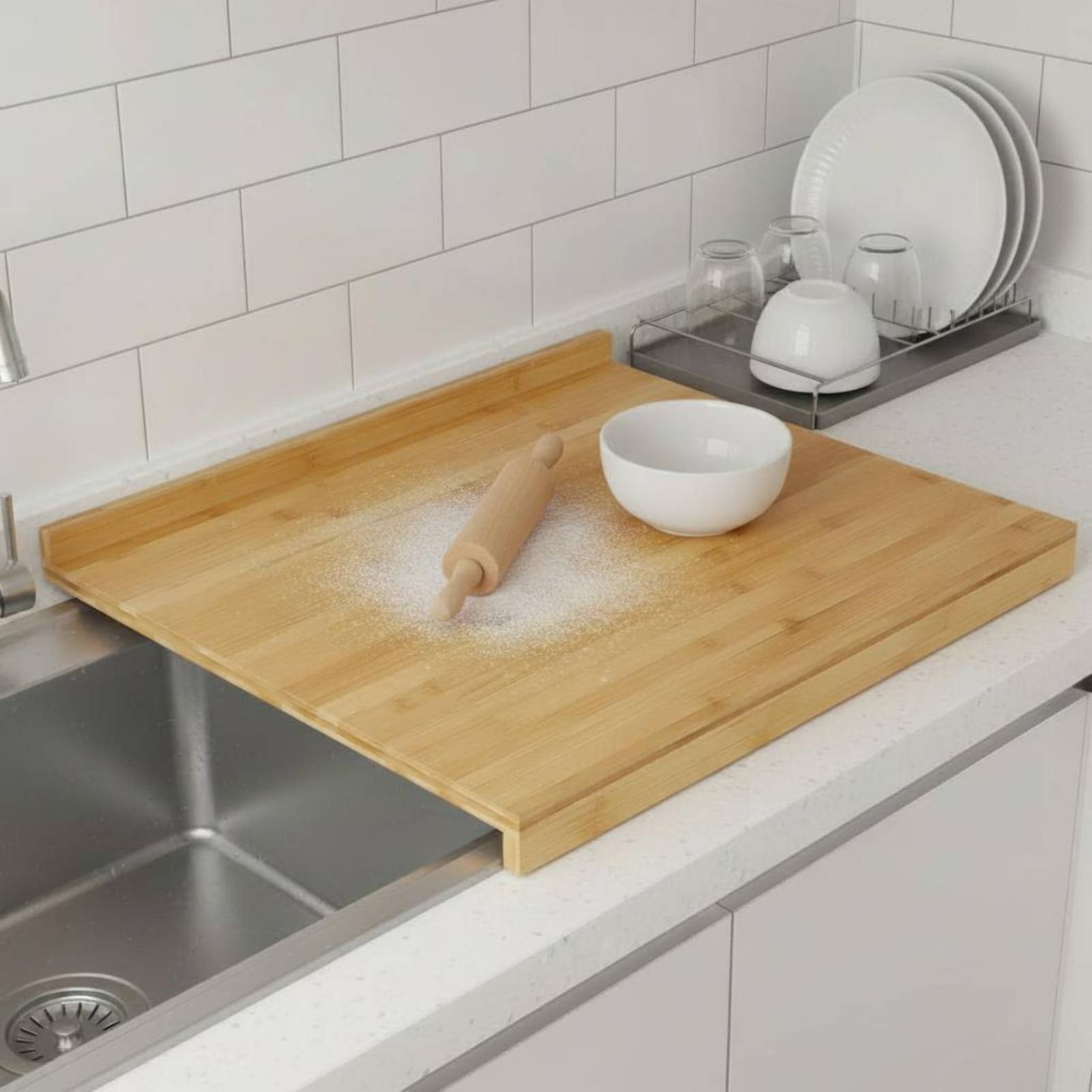 Over the Sink Cutting Board Mu - Home Cooking In ulasan dan harga