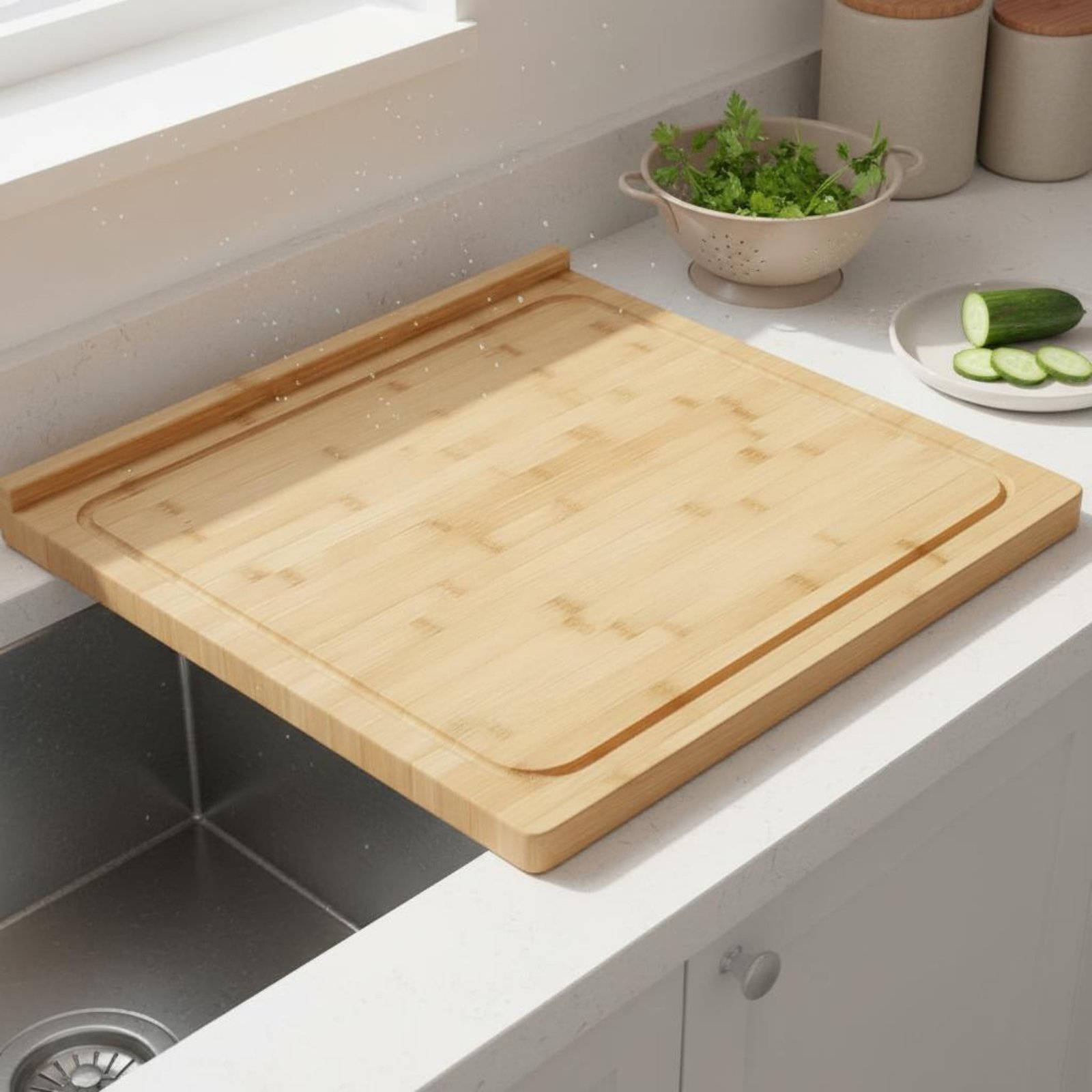 Over the Sink Cutting Board Mu - Home Cooking In ulasan dan harga
